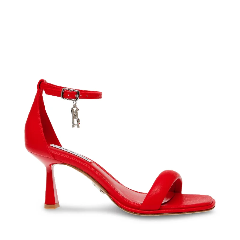 BEL-AIR RED---Fashionable Kitten Heels for Date Night