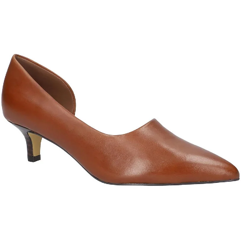 Stiletto Heel Pumps with Perfect Fit--Bella Vita Womens Quilla Leather Pointed Toe D'Orsay Heels-Fashionable & Classic