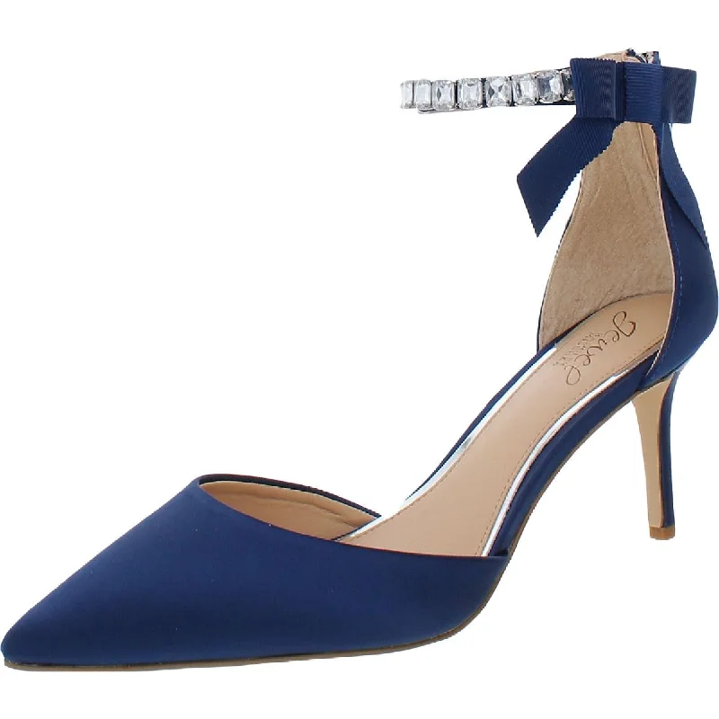 Stylish Ankle Strap Heels for Women--Jaycee Womens Dressy Ankle Strap Pumps