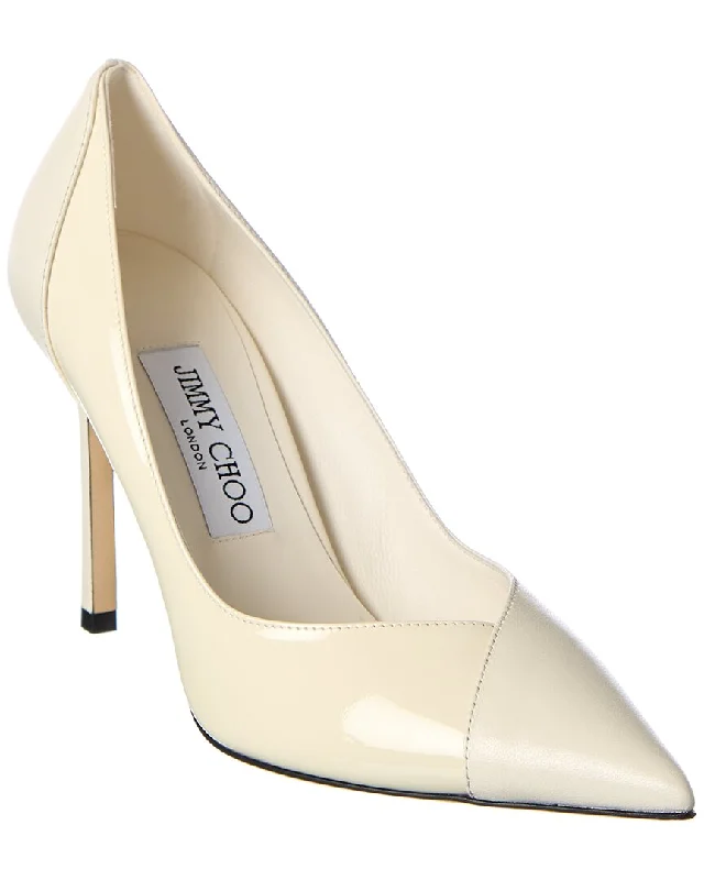 Sleek and Shiny Patent Pump Heels for a Polished Look--Jimmy Choo Cass 95 Patent Pump