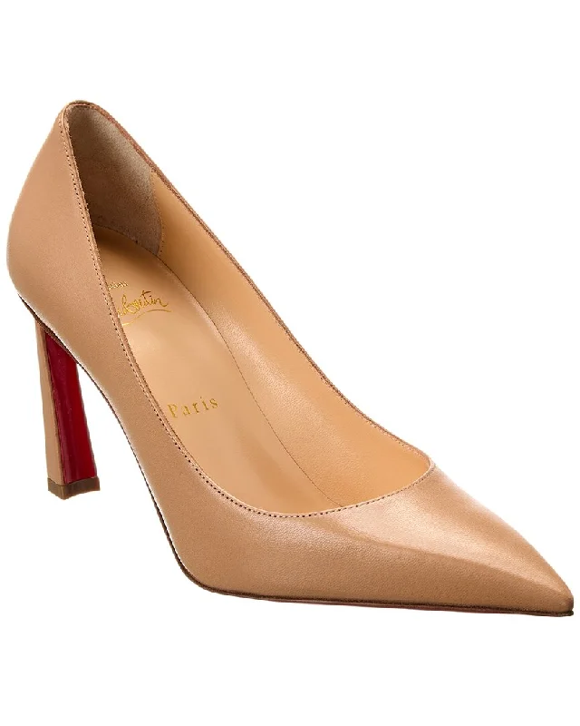 Christian Louboutin Condora 85 Leather Pump---Comfortable Leather Pumps for Office and Everyday Wear