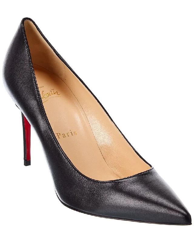 Christian Louboutin Kate 85 Leather Pump---Comfortable Leather Pumps for Office and Everyday Wear