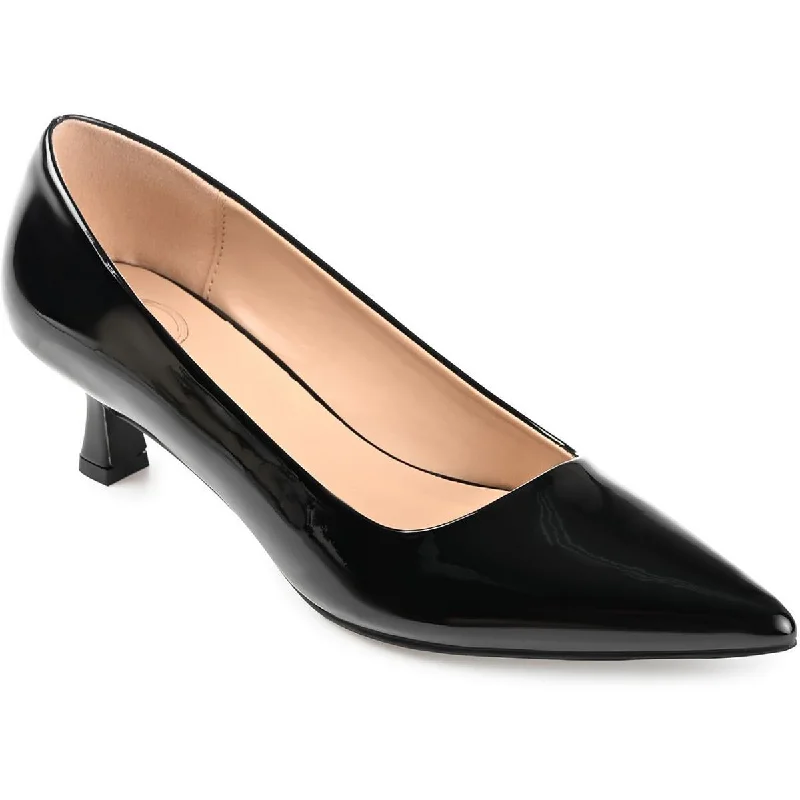 Sleek and Shiny Patent Pump Heels for a Polished Look--Celica Womens Patent Pointed Toe Pumps