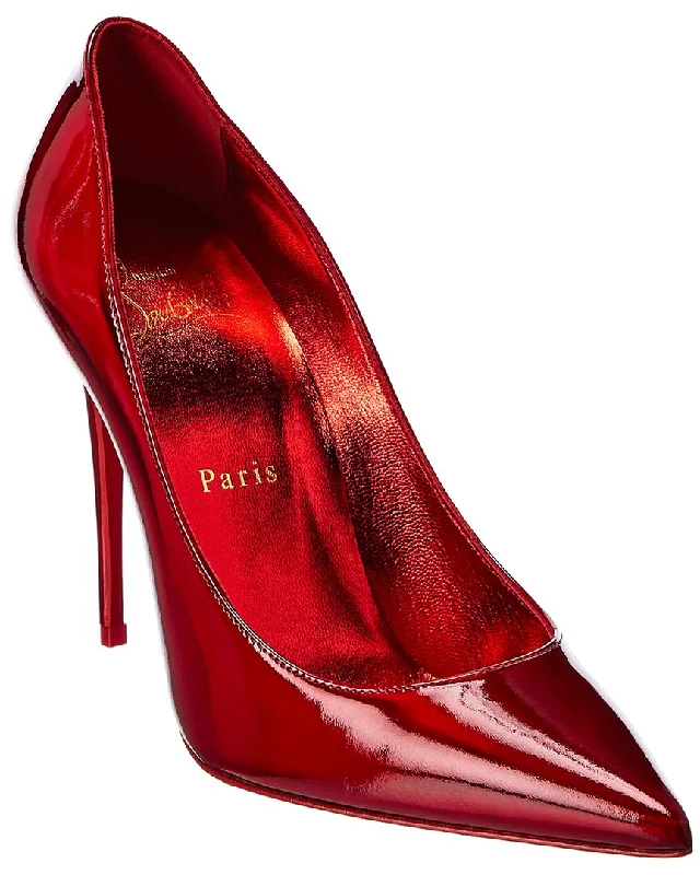 Sleek and Shiny Patent Pump Heels for a Polished Look--Christian Louboutin Kate 100 Patent Pump