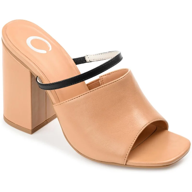 Trendy Chunky Heel Pumps for Casual Wear--Heiddy Womens Faux Leather Block Heel Heels