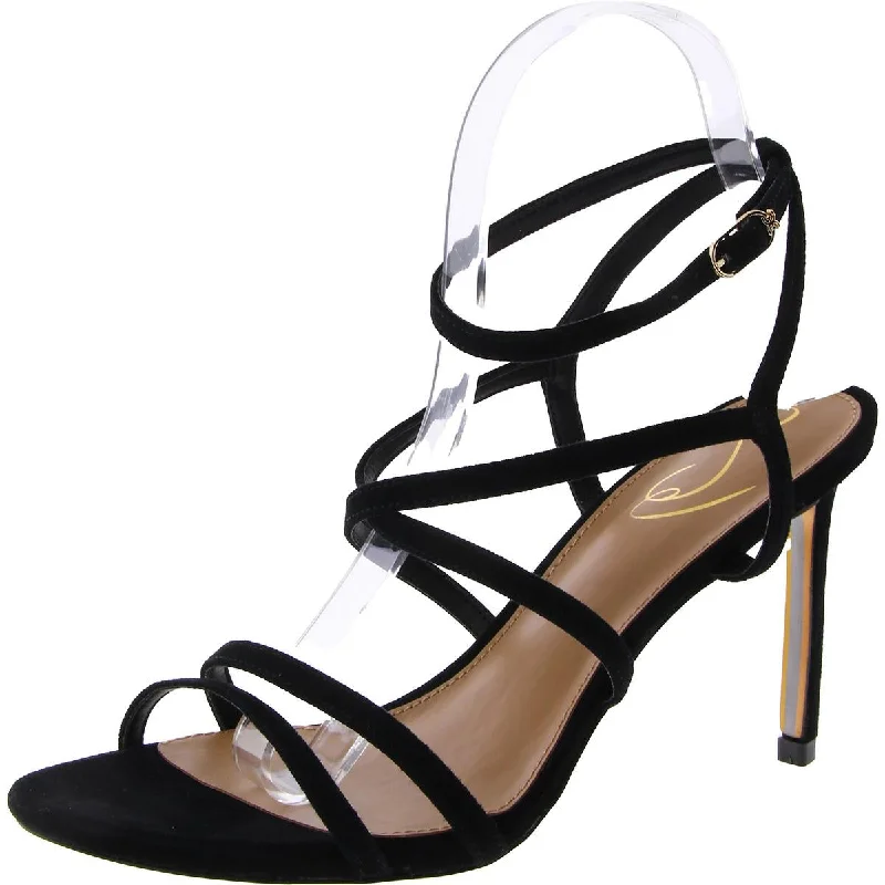 Stylish Ankle Strap Heels for Women--DELANIE Womens Comfort Insole Ankle Strap