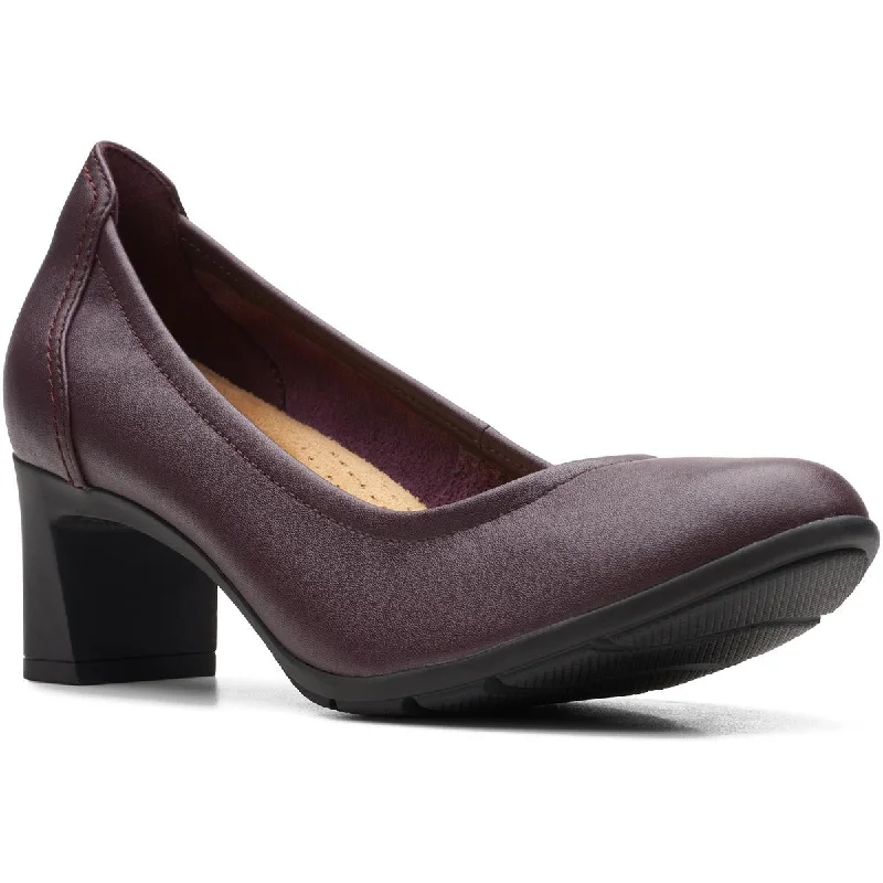 Stylish Slip-On Pumps for Quick Elegance---Neiley Pearl Womens Leather Slip On Pumps