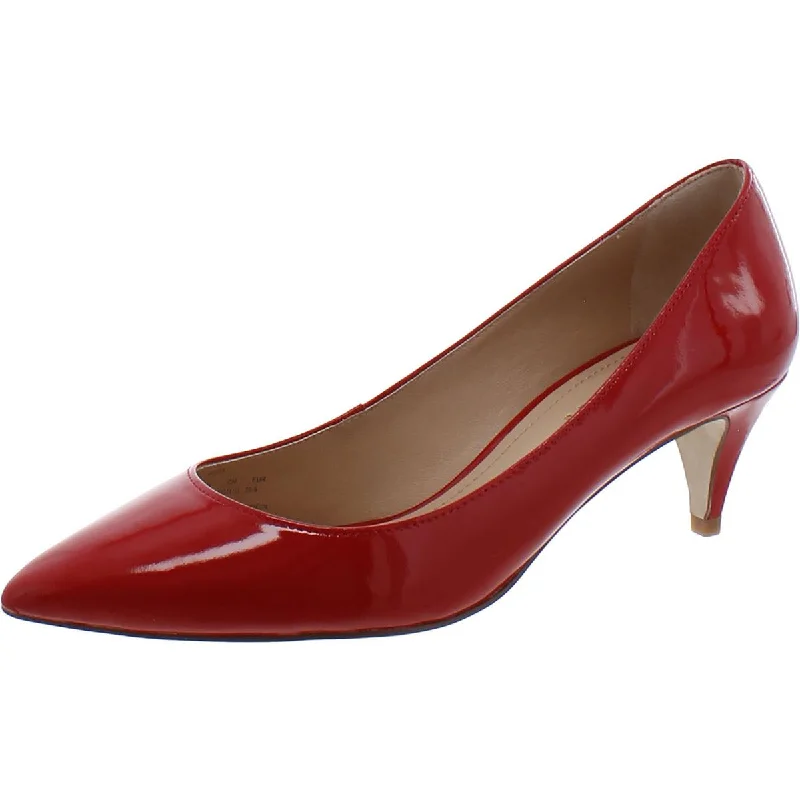 Sleek and Shiny Patent Pump Heels for a Polished Look--SLOANE Womens Patent Leather Slip On Pumps