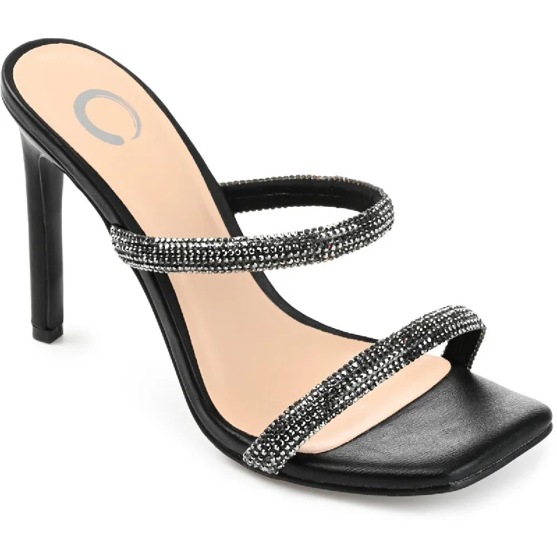 Reena Womens Embellished Slip-On Heels---Chic Embellished Pumps for a Glamorous Look