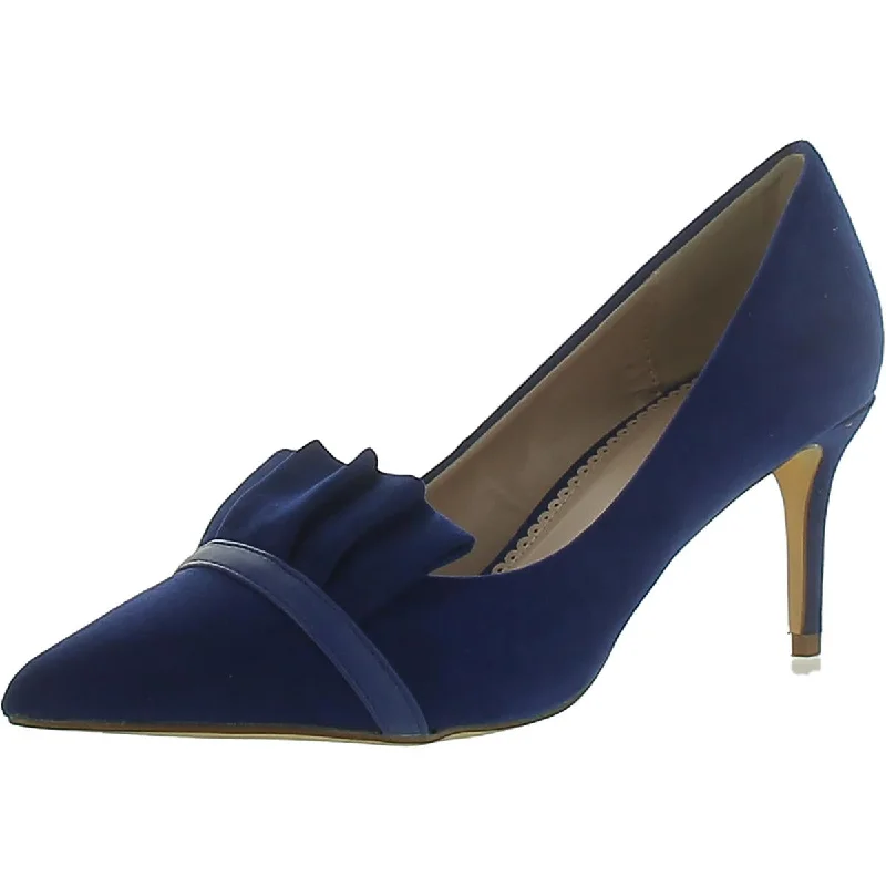 Affordable Suede Ankle Pumps for All-Day Wear--Womens Faux Suede Pumps