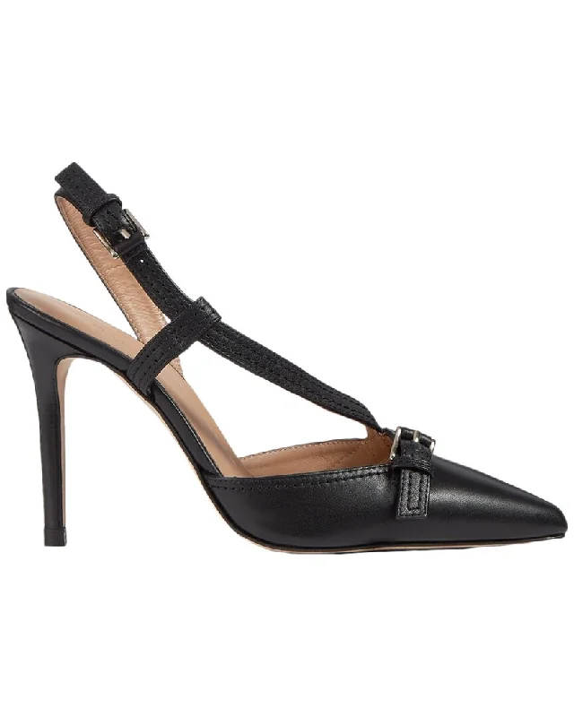 Lk Bennett Annette Leather Pump---Comfortable Leather Pumps for Office and Everyday Wear