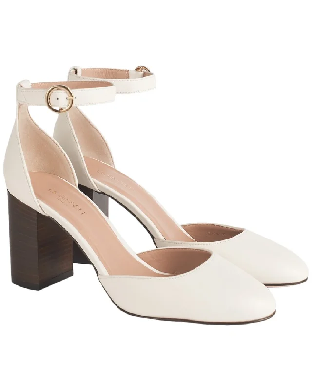 Lk Bennett Simmi Leather Pump---Comfortable Leather Pumps for Office and Everyday Wear