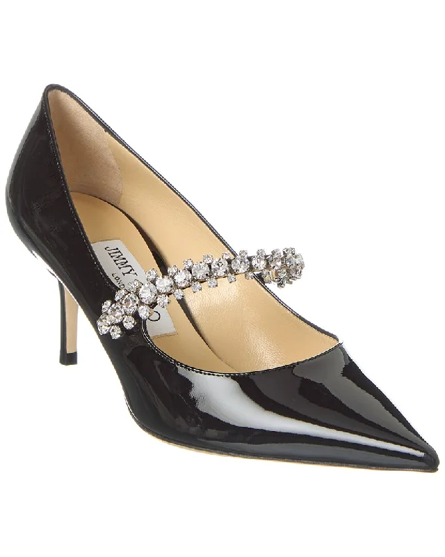 Sleek and Shiny Patent Pump Heels for a Polished Look--Jimmy Choo Bing 65 Patent Pump