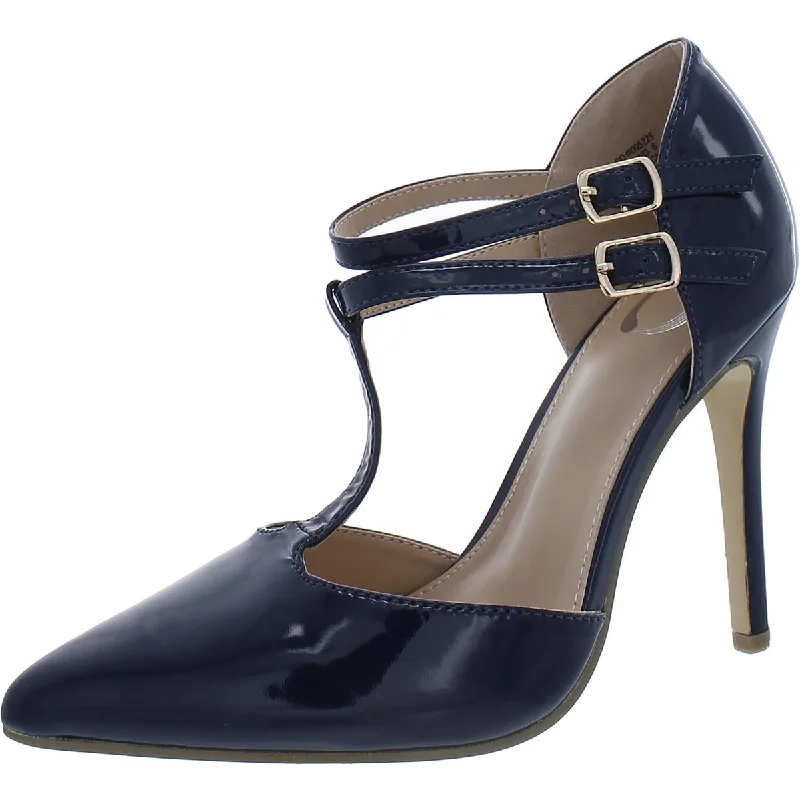 Stiletto Heel Pumps with Perfect Fit--Womens Faux Leather Pointed Toe Pumps-Fashionable & Classic