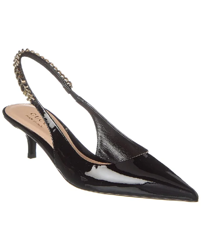 Sleek and Shiny Patent Pump Heels for a Polished Look--Gucci Signoria Patent Slingback Pump