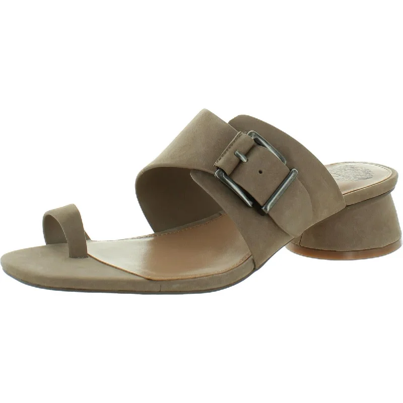 Lenqua Womens Leather Buckle Pumps---Comfortable Leather Pumps for Office and Everyday Wear