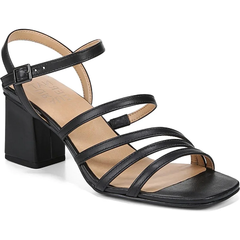 Stylish Ankle Strap Heels for Women--Niko Womens Leather Ankle Strap Heels