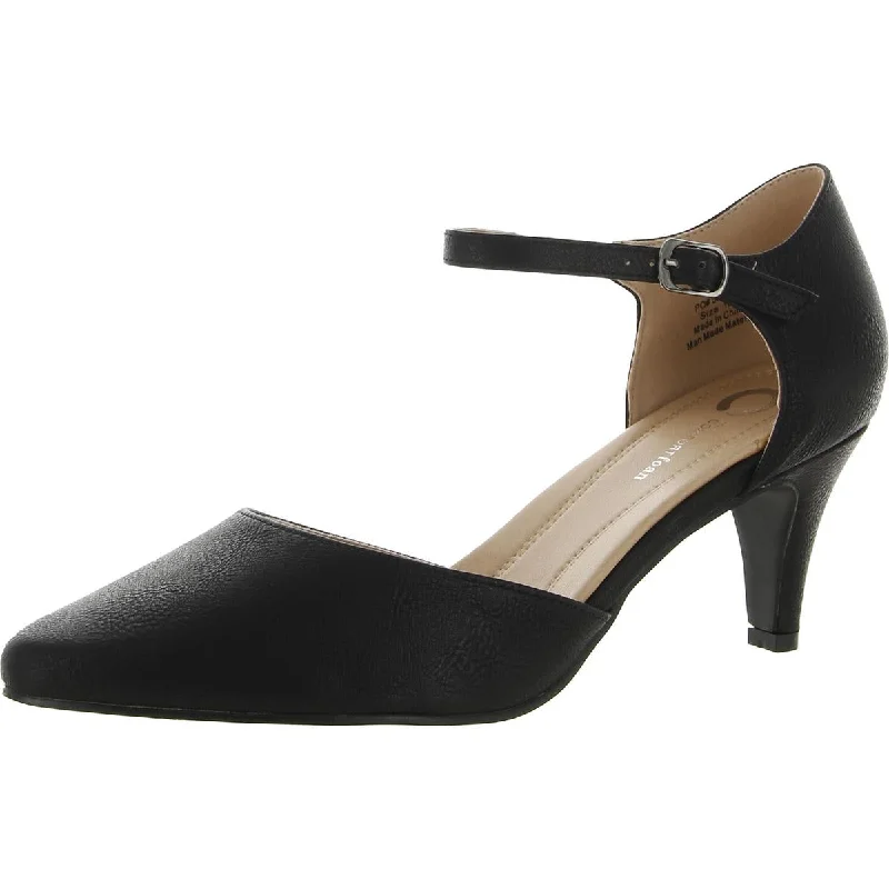 Stiletto Heel Pumps with Perfect Fit--Womens Faux Leather Pointed Toe Pumps-Fashionable & Classic