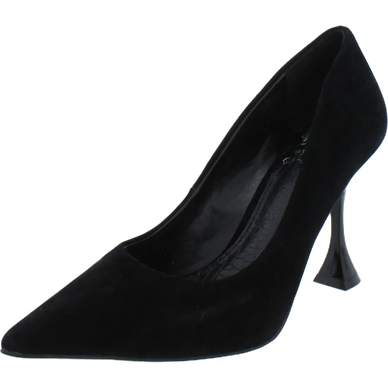 Affordable Suede Ankle Pumps for All-Day Wear--Kamerna Womens Suede Slip On Pumps