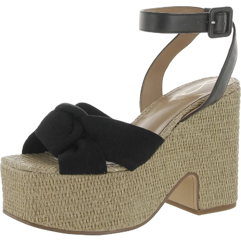 Theresa 2 Womens Faux Trim Square Toe Heels---Durable Square Toe Block Heels for Everyday Use