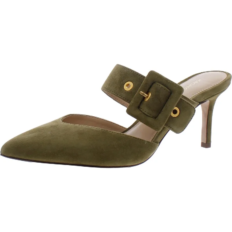 Affordable Suede Ankle Pumps for All-Day Wear--Linley Womens Suede Pointed Toe Pumps