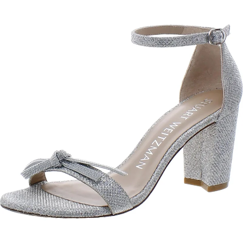 Stylish Ankle Strap Heels for Women--Starla 80 Womens Textured Embellished Ankle Strap