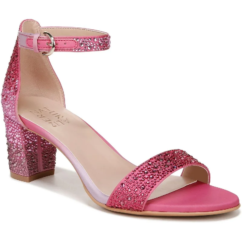 Vera Shine Womens Satin Embellished HeelsAffordable Satin Heels with a Luxe Touch