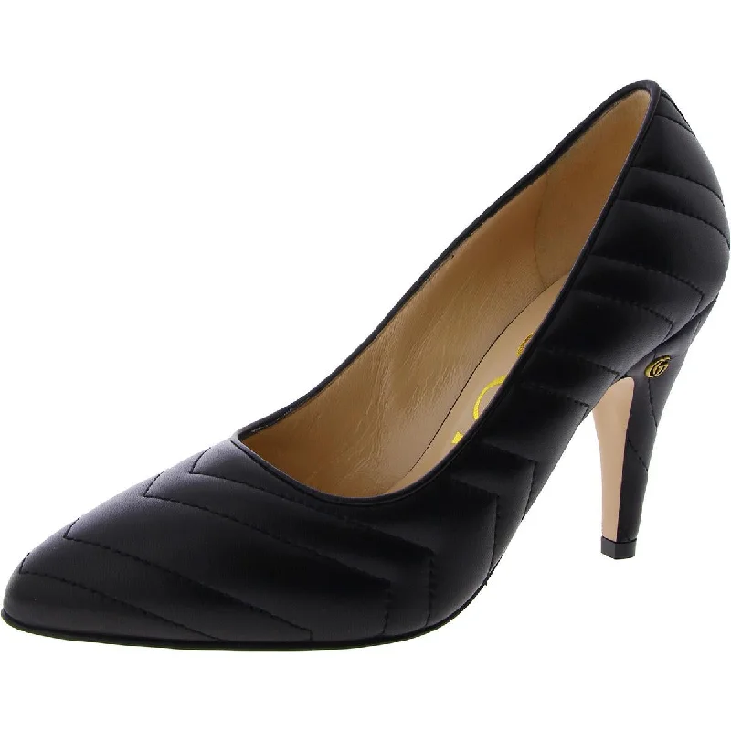 Stiletto Heel Pumps with Perfect Fit--Womens Leather Pointed Toe Pumps-Fashionable & Classic