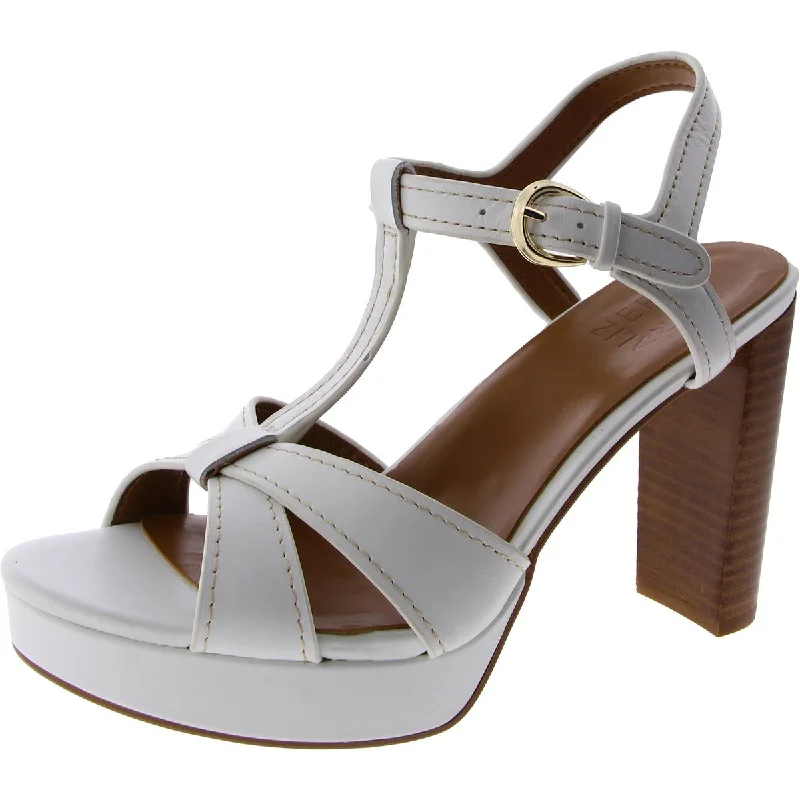 Stylish Ankle Strap Heels for Women--Marnie Womens Leather Ankle Strap Heels