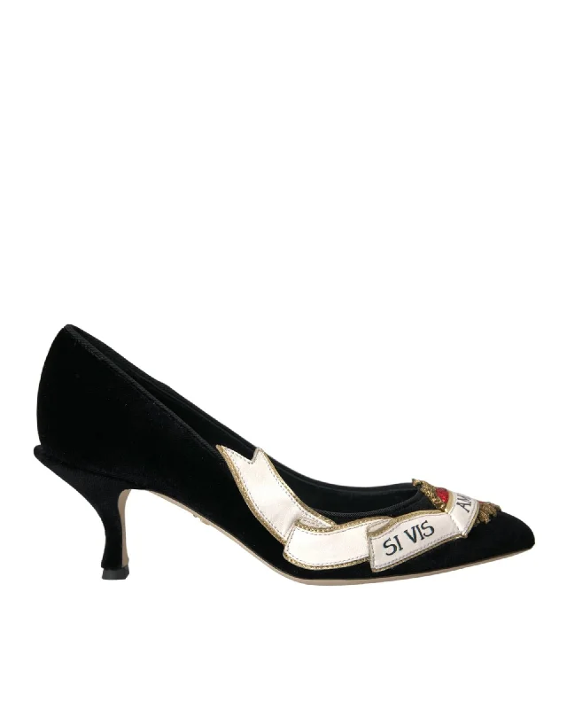 Affordable Suede Ankle Pumps for All-Day Wear--Dolce & Gabbana Suede Leather High Quality Heels Pumps