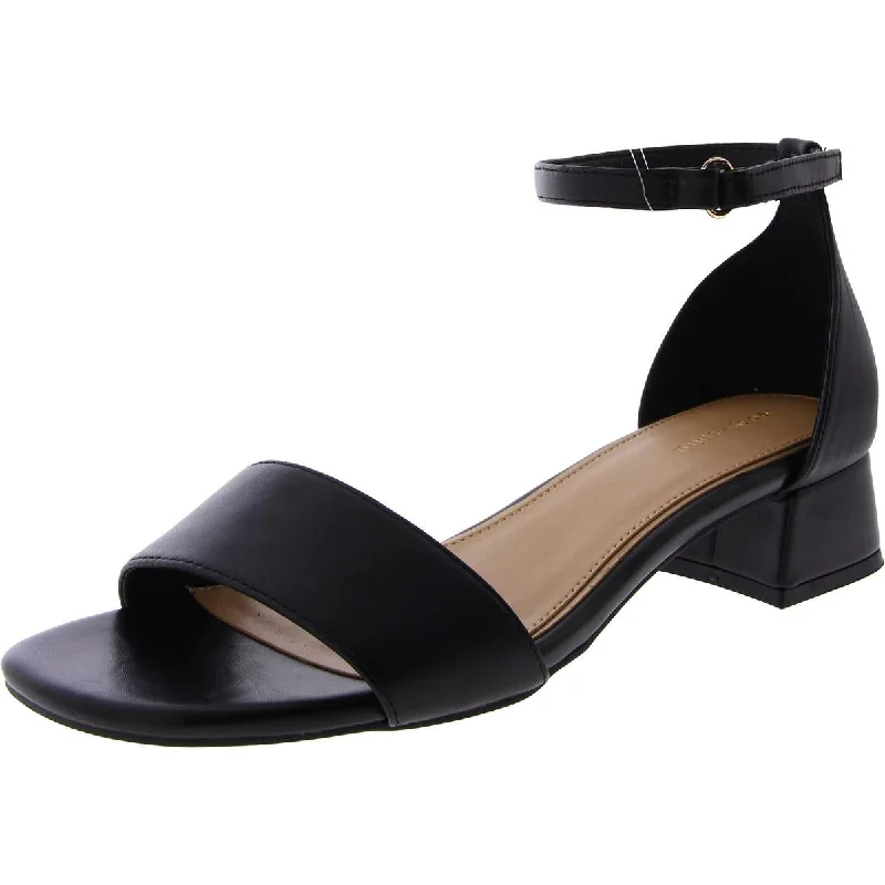 Stylish Ankle Strap Heels for Women--Sheila Womens Leather Ankle Strap Heels