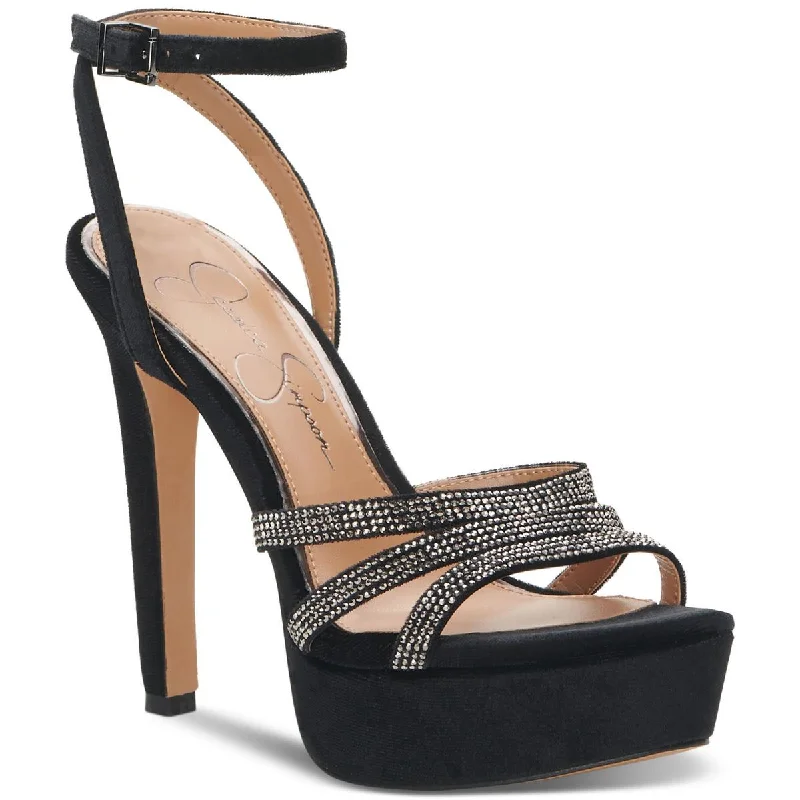 Stylish Open Toe Heels for Summer--Balina 4 Womens Strappy Open Toe Platform Heels