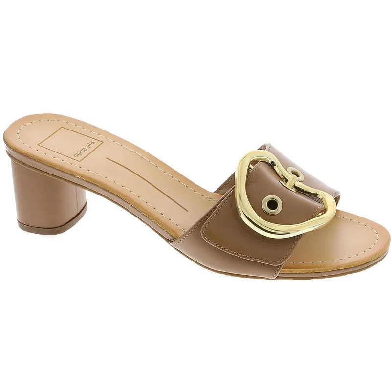 Laika Womens Leather Slip-On Heels---Comfortable Leather Pumps for Office and Everyday Wear