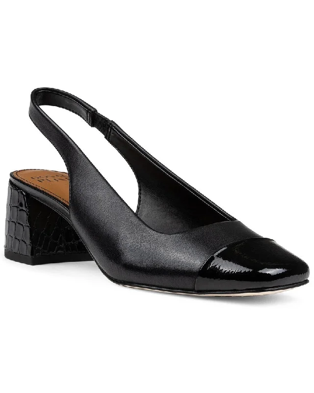 Donald Pliner Amore Leather Pump---Comfortable Leather Pumps for Office and Everyday Wear