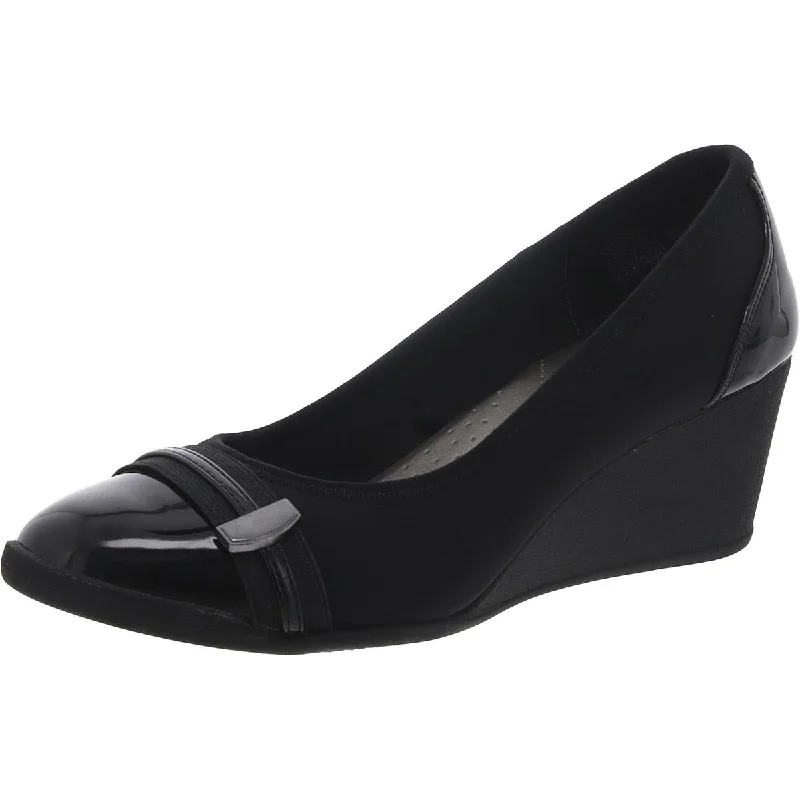 Trendy Chunky Heel Pumps for Casual Wear--Womens Slip On Heel Loafer Heels