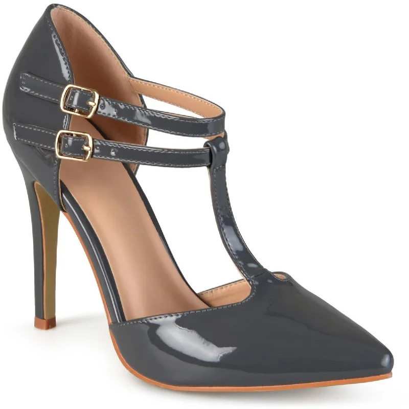 Stylish Ankle Strap Heels for Women--Womens Double Ankle Strap Pointed Toe Ankle Strap