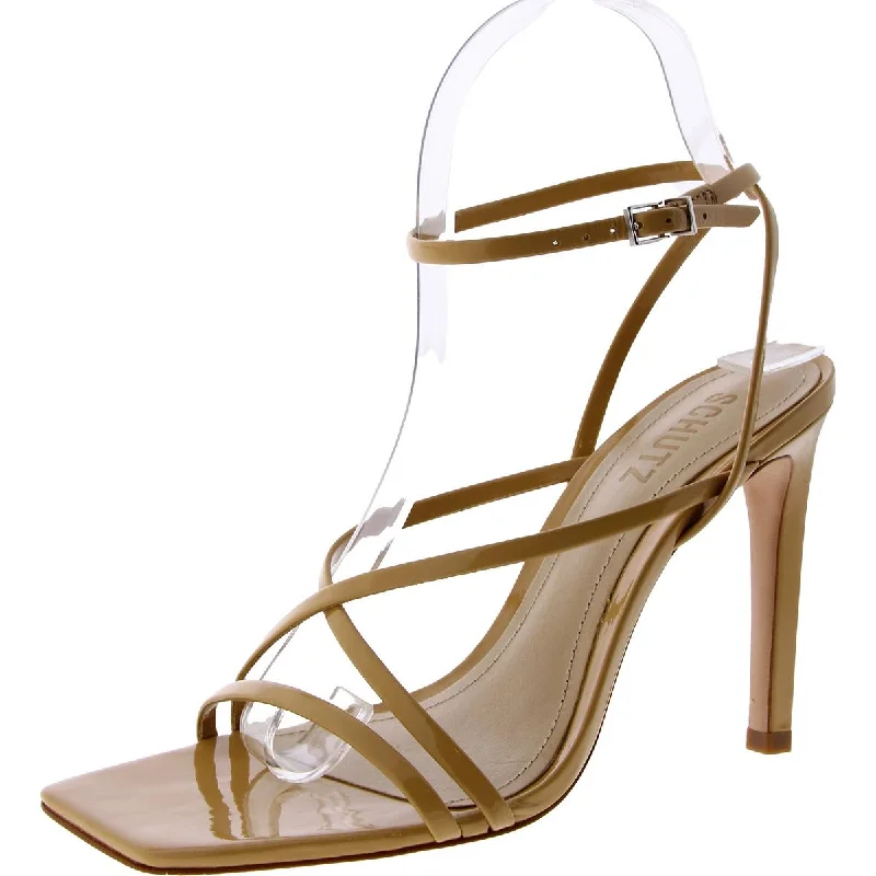 Stylish Ankle Strap Heels for Women--BARI Womens Leather Strappy Ankle Strap