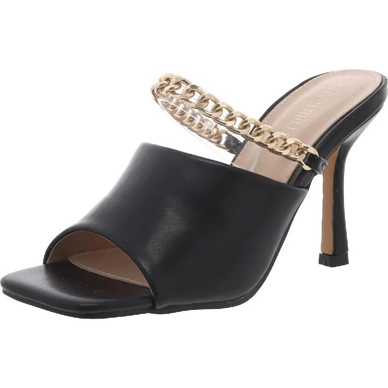 Womens Slip On Square Toe Slingback Heels---Durable Square Toe Block Heels for Everyday Use