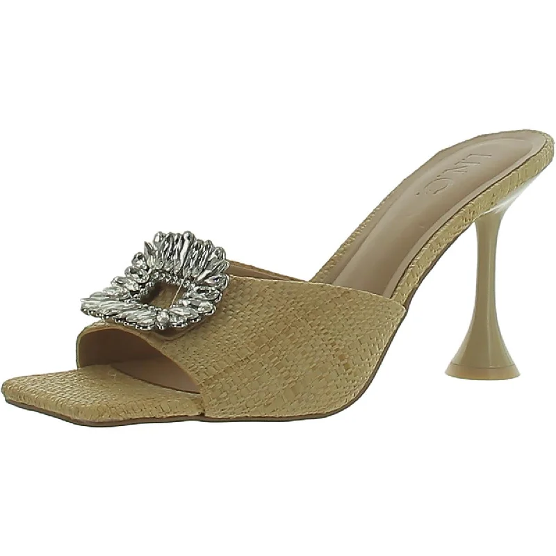 Stylish Slip-On Pumps for Quick Elegance---Briena Womens Slip On Open Tow Heels