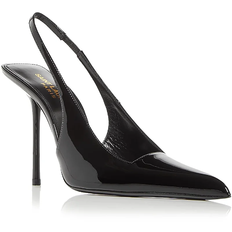 Sleek and Shiny Patent Pump Heels for a Polished Look--PALOMA Womens Patent Leather Pointed toe Pumps