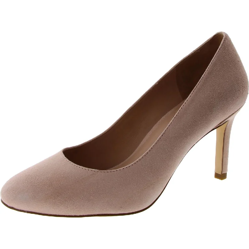 Affordable Suede Ankle Pumps for All-Day Wear--Gabbie Womens Faux Suede Pumps