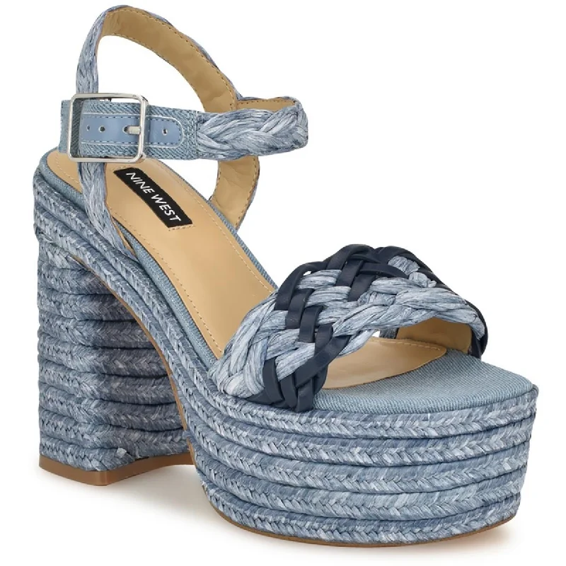 Stylish Open Toe Heels for Summer--Jolane Womens Platform Open Toe Espadrille Heels