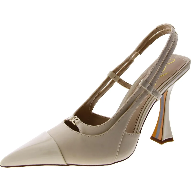 Stiletto Heel Pumps with Perfect Fit--Odessa Womens Double Strap Pointed Toe Slingback Heels-Fashionable & Classic