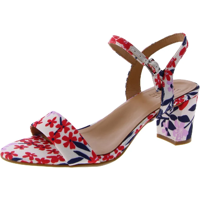 Stylish Ankle Strap Heels for Women--Bristol 4 Womens Floral Ankle Strap Heels