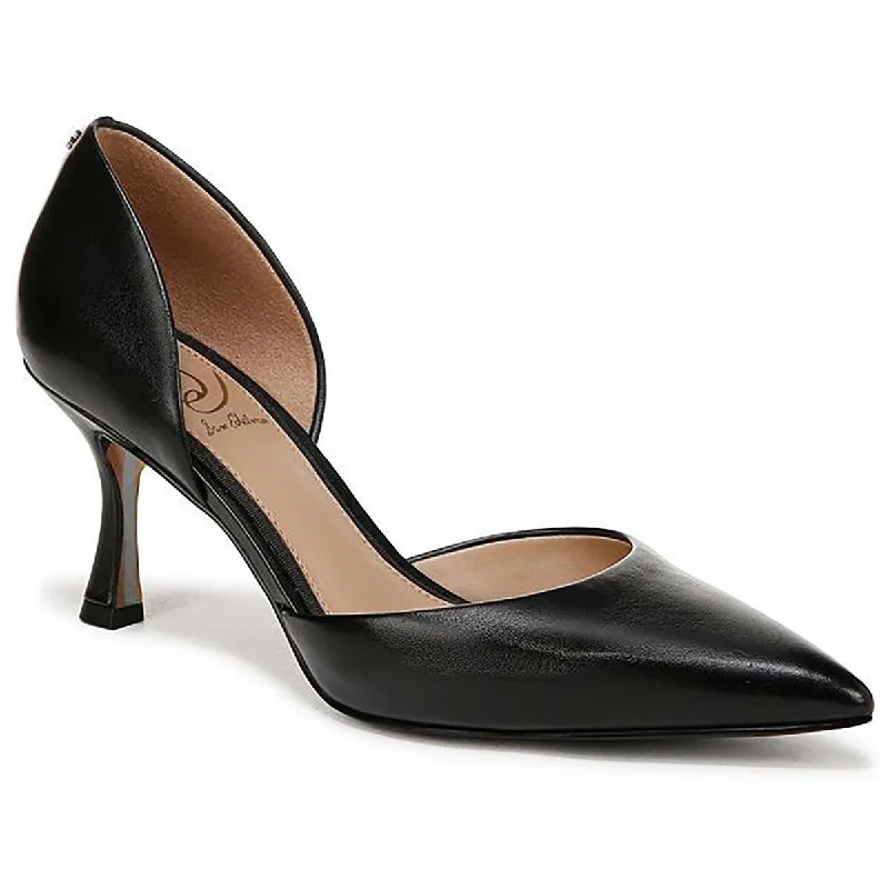 Stiletto Heel Pumps with Perfect Fit--Victoria Womens Leather Pointed Toe D'Orsay Heels-Fashionable & Classic