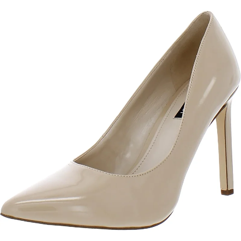 Sleek and Shiny Patent Pump Heels for a Polished Look--Tatiana 3 Womens Patent Leather Pointed Toe Pumps