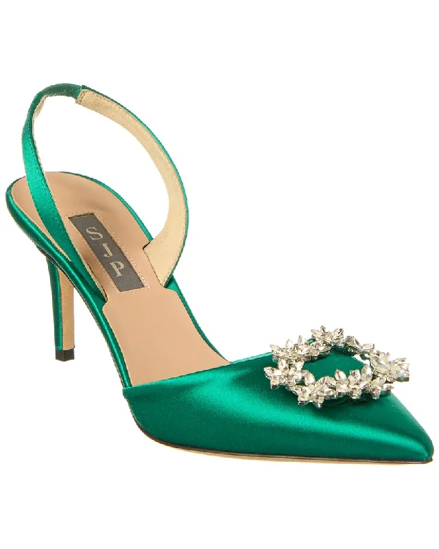 Sjp By Sarah Jessica Parker Edith 70 Satin Slingback PumpAffordable Satin Heels with a Luxe Touch