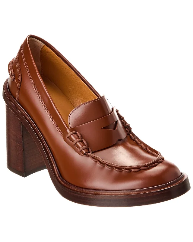 Tod’S Moccas Leather Pump---Comfortable Leather Pumps for Office and Everyday Wear