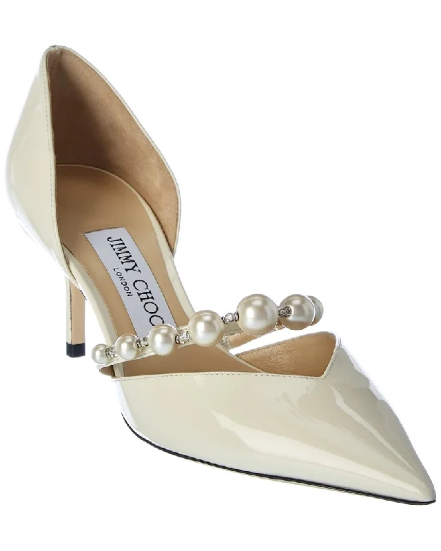 Sleek and Shiny Patent Pump Heels for a Polished Look--Jimmy Choo Aurelie 65 Patent Pump