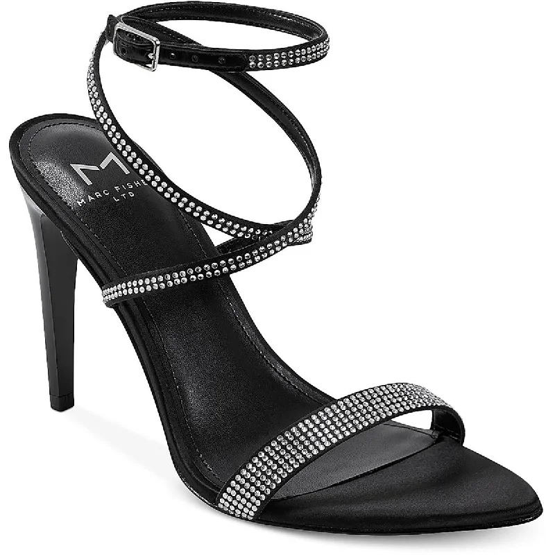 Stylish Ankle Strap Heels for Women--Cammile Womens Embellished Ankle Strap Heels